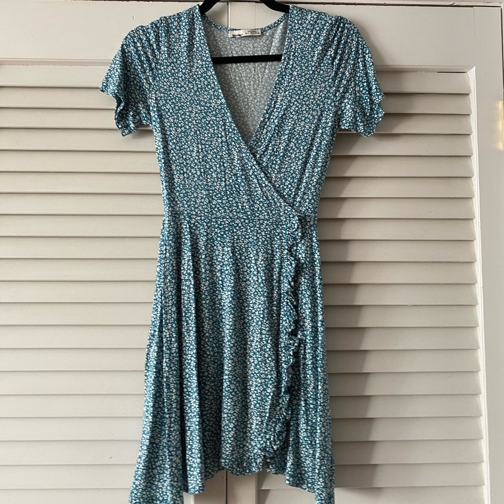 Cute Mini Floral “Wrap” Dress